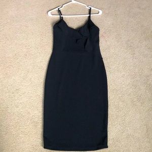 Black cocktail dress